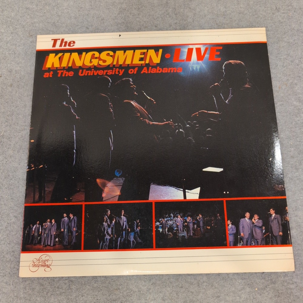 The Kingsmen Live at The University of Alabama Vinyl LP Heart Warming R3816 1983 - Picture 1 of 2